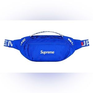 NAVY BLUE SUPREME LOGO WAIST BAG/FANNY PACK/POUCH OVER SHOULDER SLING BAG